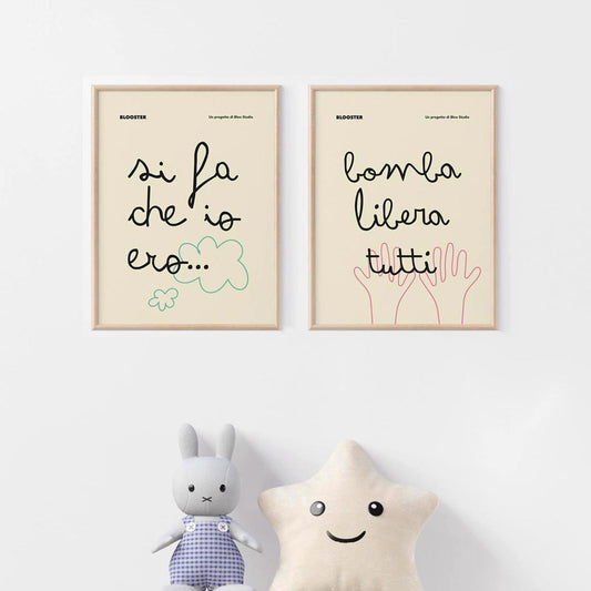 Frasi B - Set da 2 (cartoline)