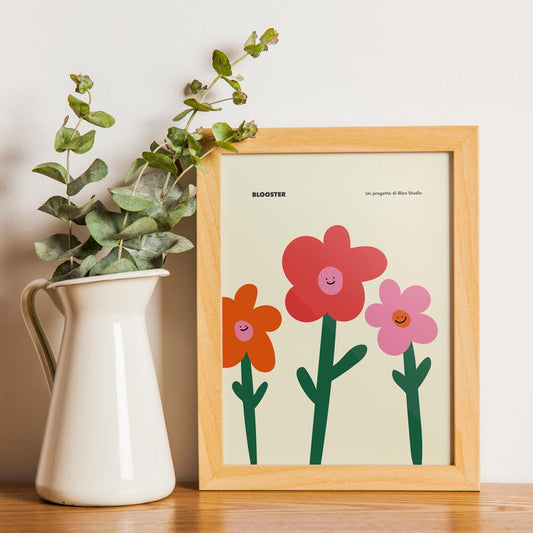 Mongolfiera Fiori - Set da 2 (cartoline)